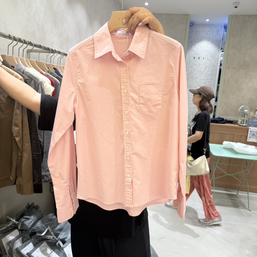 DELI JENNY韓國直郵㊣女裝新品25秋冬休閑時尚職業襯衫蕾絲衫DELI JENNY襯衫/蕾絲衫圖色2
