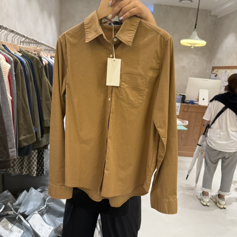 DELI JENNY韓國直郵㊣女裝新品25秋冬休閑時尚職業襯衫蕾絲衫DELI JENNY襯衫/蕾絲衫圖色4