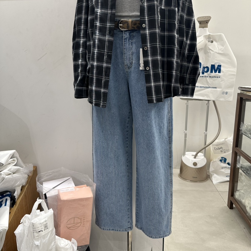 ANN MARGRET韓國代購㊣女裝新品推薦牛仔褲不含腰帶GRETA.Y牛仔褲圖色2