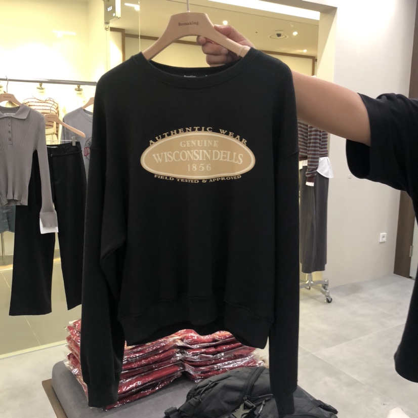 URBANSTORY/REMAKING東大門㊣代購女士新款推薦休閑真品衛衣Remaking/URBANSTORY衛衣圖色3