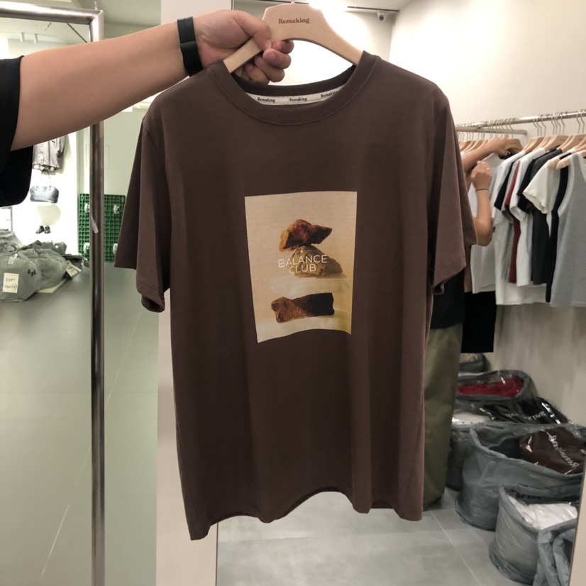 URBANSTORY/REMAKING東大門㊣代購女裝新品職業休閑時尚T恤Remaking/URBANSTORYT恤圖色4