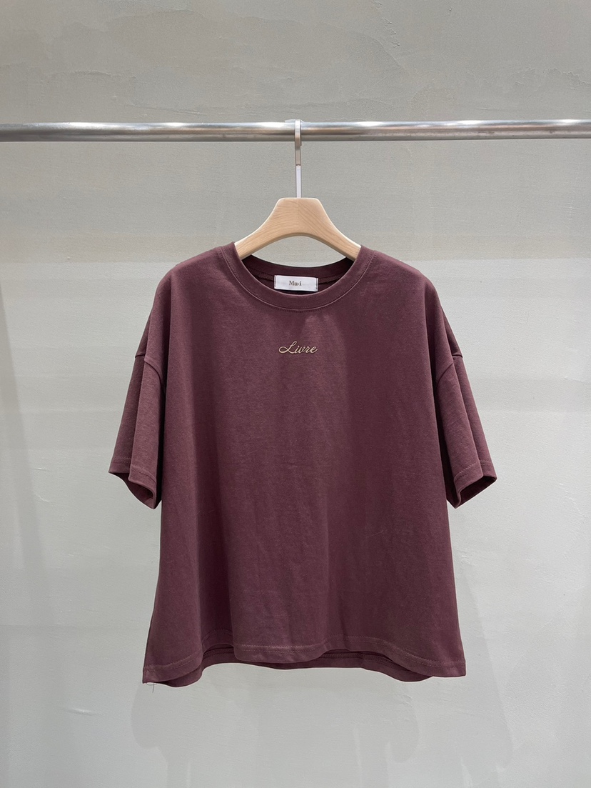 THE MUI東大門㊣直郵女裝新品25秋冬推薦休閑人氣真品職業T恤THE MUIT恤圖色3