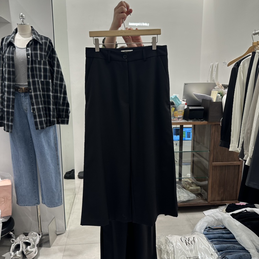 ANN MARGRET東大門㊣代購女士新品休閑休閑褲褶皺GRETA.Y休閑褲圖色2