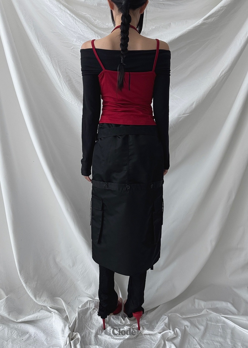 CLODE韓國代購㊣女士新品25秋冬推薦休閑人氣時尚套裝套裝露肩CLODE套裝