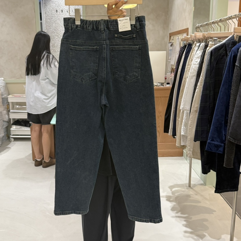 DELI JENNY韓國代購㊣女士新品熱賣25秋冬職業休閑時尚牛仔褲DELI JENNY牛仔褲