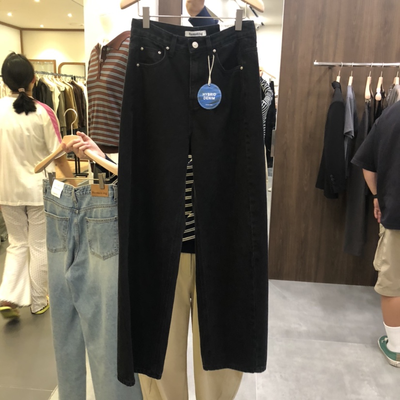 URBANSTORY/REMAKING韓國代購㊣女裝新品職業25秋冬牛仔褲Remaking/URBANSTORY牛仔褲圖色2