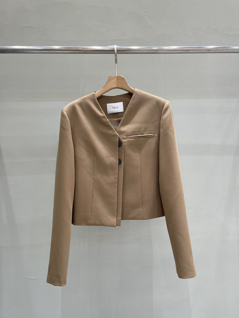 THE MUI東大門㊣實拍女士新品25秋冬時尚職業真品休閑夾克THE MUI夾克圖色1