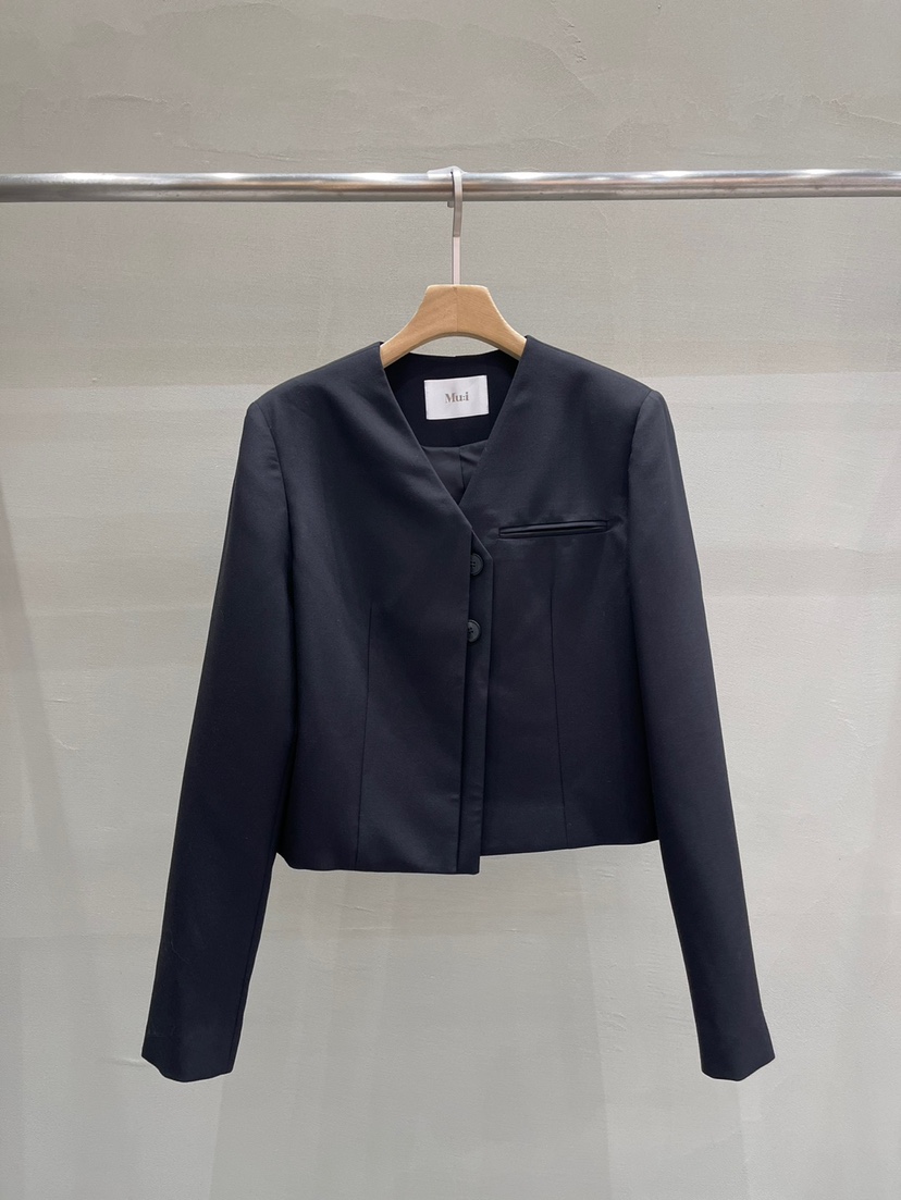 THE MUI東大門㊣實拍女士新品25秋冬時尚職業真品休閑夾克THE MUI夾克圖色2