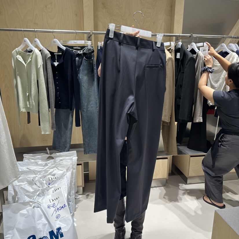 DEUO韓國直郵㊣女士新品25秋冬推薦休閑熱賣時尚真品休閑褲DEUO休閑褲