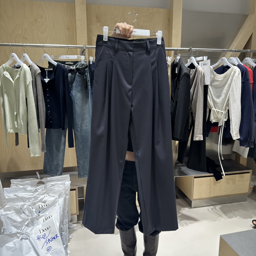 DEUO韓國直郵㊣女士新品25秋冬推薦休閑熱賣時尚真品休閑褲DEUO休閑褲圖色3