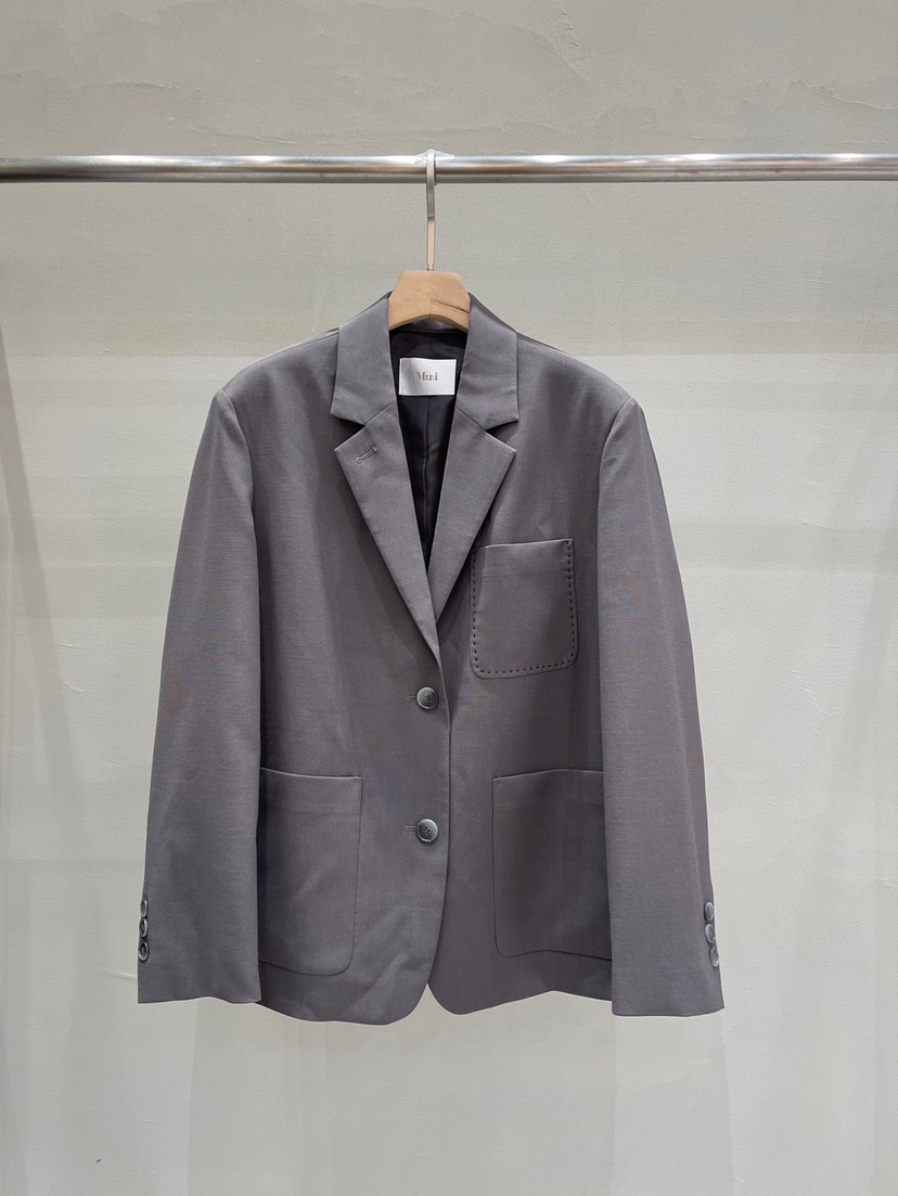 THE MUI東大門㊣直郵女裝新品職業人氣25秋冬時尚休閑夾克THE MUI夾克圖色1