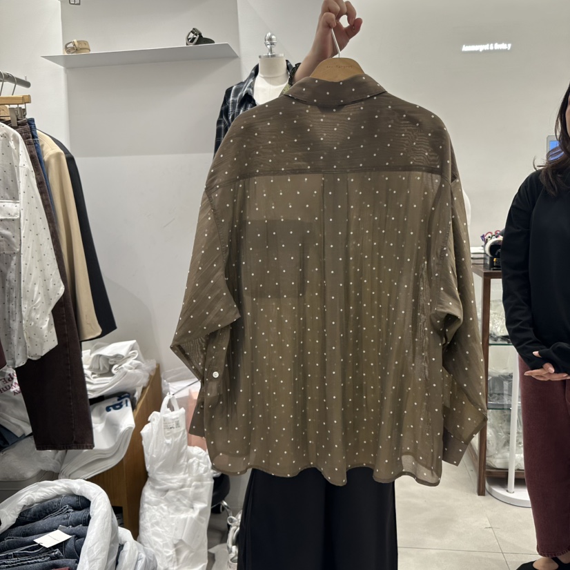 ANN MARGRET韓國代購㊣女士新品25秋冬襯衫蕾絲衫GRETA.Y襯衫/蕾絲衫
