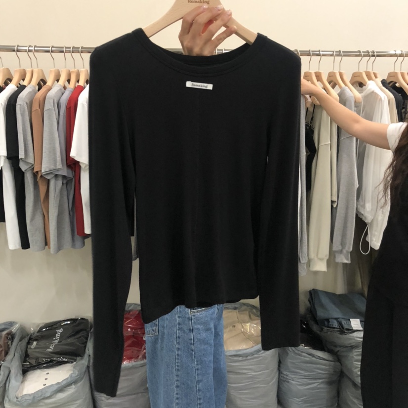 URBANSTORY/REMAKING東大門㊣代購女裝新款職業推薦長袖T恤Remaking/URBANSTORY長袖T恤圖色5
