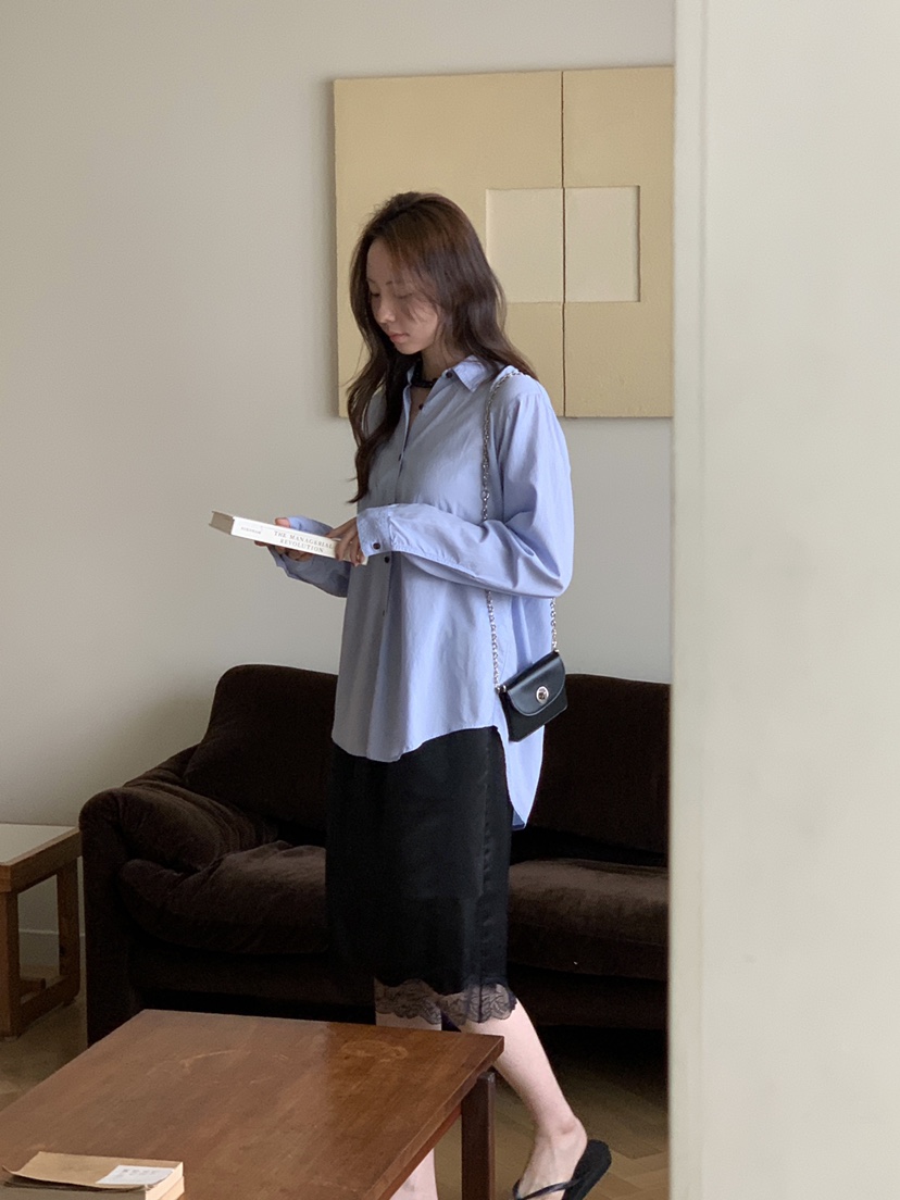 THE ABLE韓國代購㊣女士新款真品25秋冬職業人氣襯衫蕾絲衫THE ABLE/TA襯衫/蕾絲衫