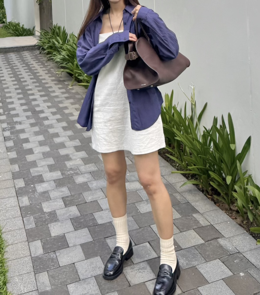 THE ABLE韓國代購㊣女裝新款休閑人氣推薦職業25秋冬連衣裙THE ABLE/TA連衣裙