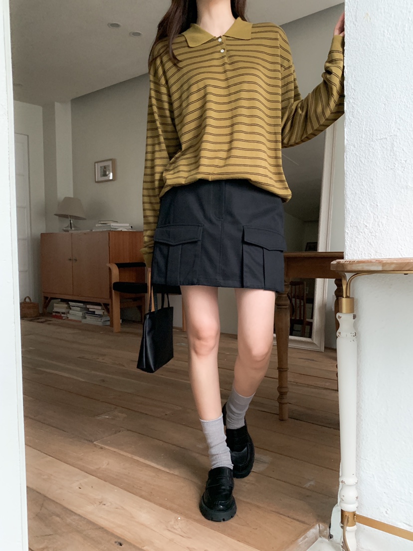 THE ABLE東大門㊣直郵女裝新品休閑真品人氣職業時尚短裙口袋THE ABLE/TA短裙