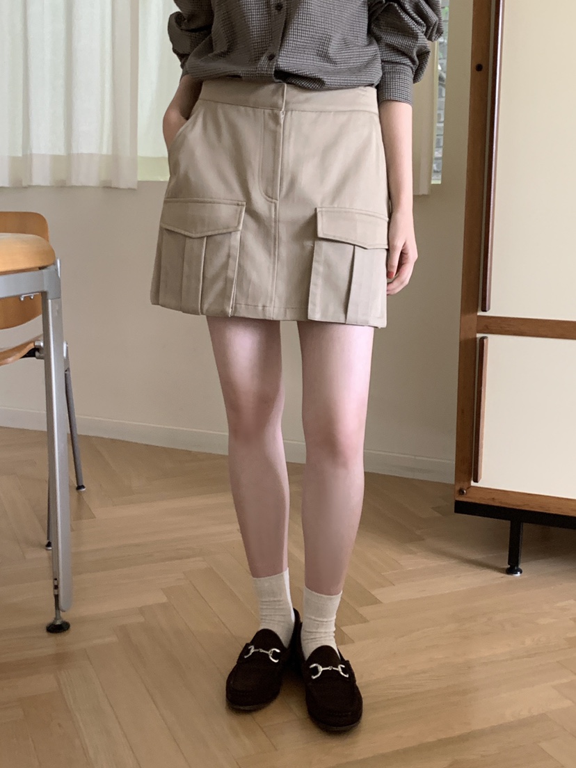 THE ABLE東大門㊣直郵女裝新品休閑真品人氣職業時尚短裙口袋THE ABLE/TA短裙