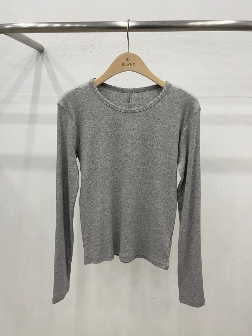 BLANC-A韓國代購㊣女裝新品時尚推薦真品人氣熱賣25秋冬長袖T恤BLANC-A長袖T恤圖色3