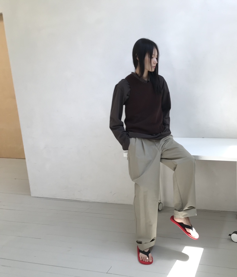 FAVE/FAVOURITE東大門㊣實拍女士新款25秋冬推薦熱賣休閑褲FAVOURITE休閑褲