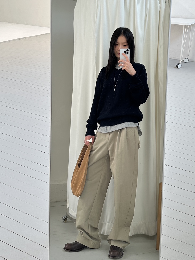 FAVE/FAVOURITE東大門㊣實拍女士新款25秋冬推薦熱賣休閑褲FAVOURITE休閑褲