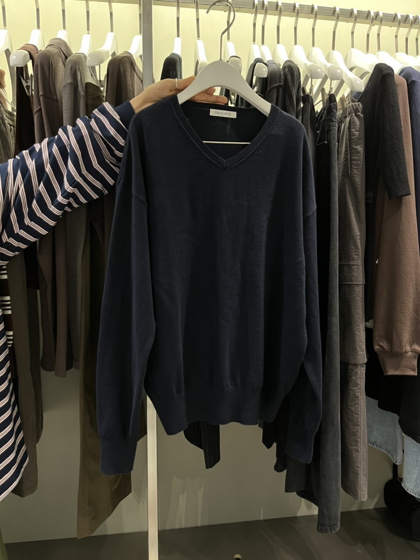 FAVE/FAVOURITE東大門㊣實拍女裝新品25秋冬職業針織衫羊絨FAVOURITE針織衫圖色1