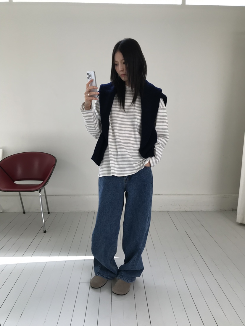 FAVE/FAVOURITE韓國直郵㊣女裝新款推薦時尚熱賣真品長袖T恤FAVOURITE長袖T恤