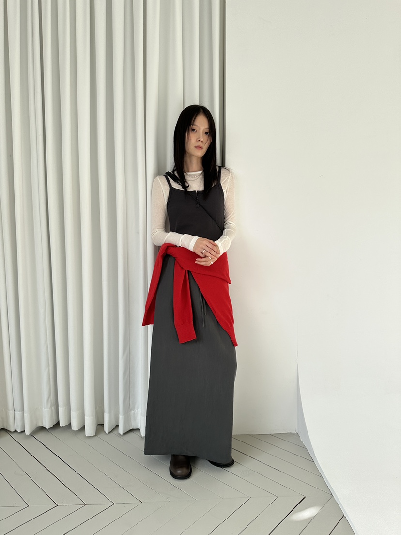 FAVE/FAVOURITE東大門㊣實拍女士新品職業人氣25秋冬休閑長裙FAVOURITE長裙
