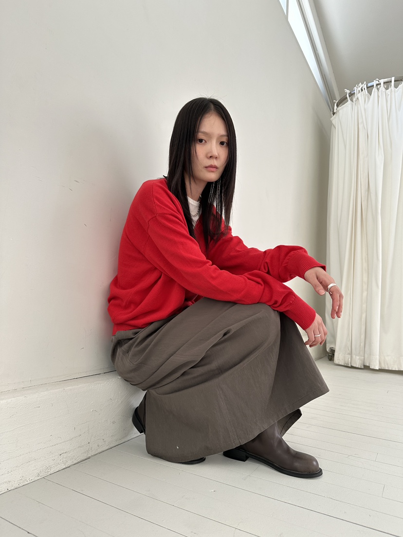 FAVE/FAVOURITE東大門㊣實拍女士新品職業人氣25秋冬休閑長裙FAVOURITE長裙