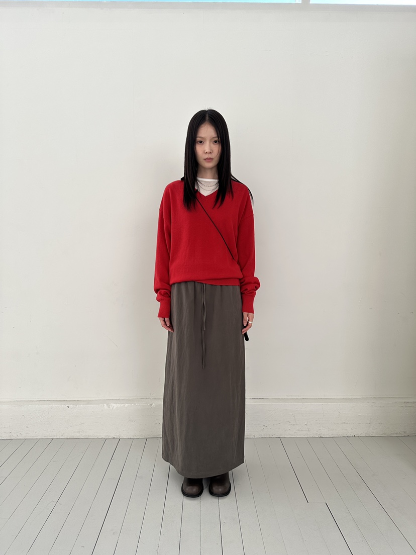 FAVE/FAVOURITE東大門㊣實拍女士新品職業人氣25秋冬休閑長裙FAVOURITE長裙