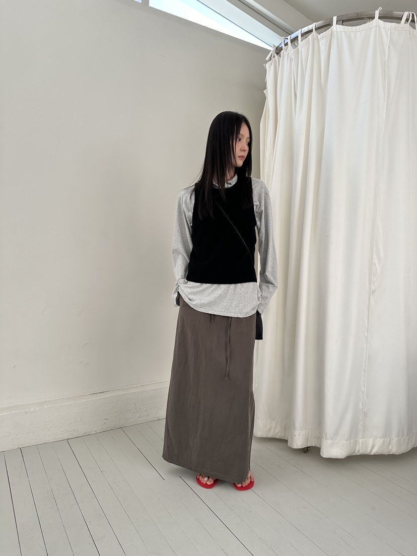 FAVE/FAVOURITE東大門㊣實拍女士新品職業人氣25秋冬休閑長裙FAVOURITE長裙