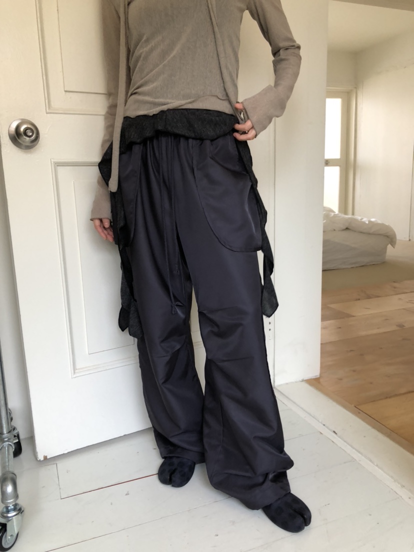UN.TOY-언토이-T韓國代購㊣女裝新品人氣25秋冬休閑褲口袋UN.TOY休閑褲