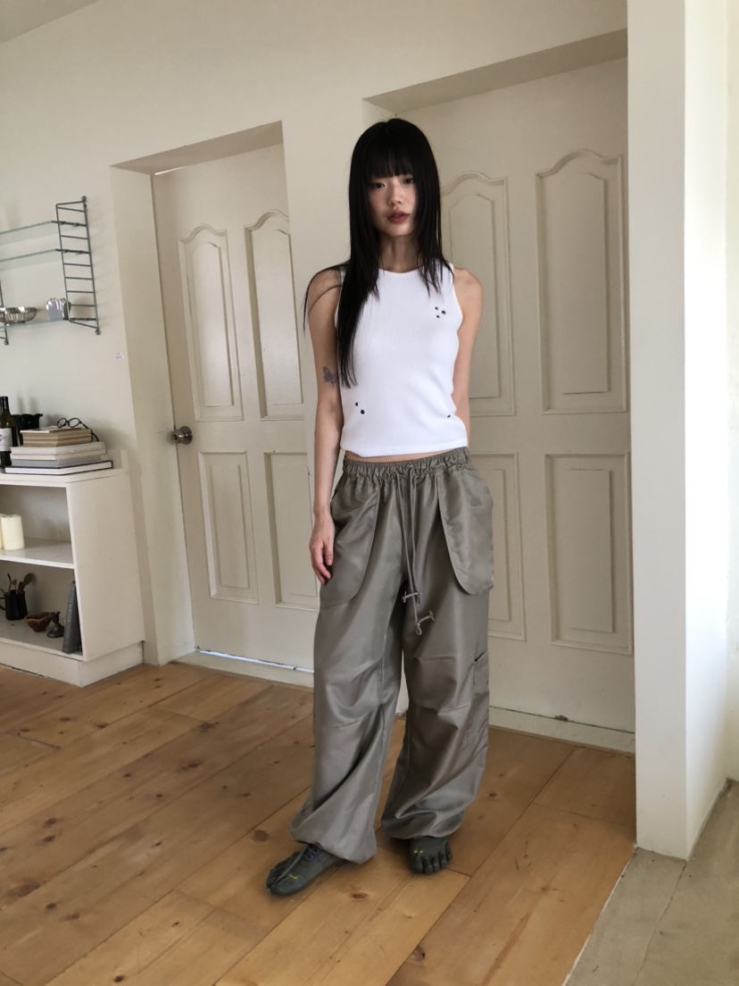 UN.TOY-언토이-T韓國代購㊣女裝新品人氣25秋冬休閑褲口袋UN.TOY休閑褲
