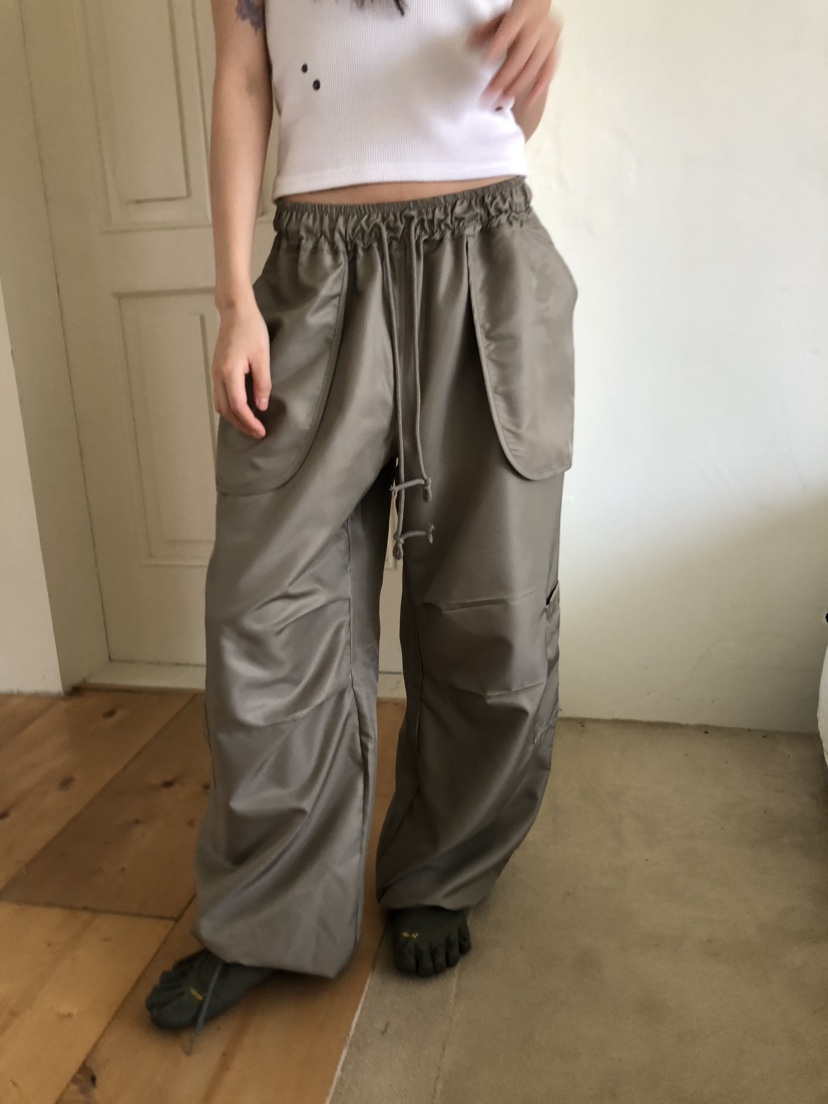 UN.TOY-언토이-T韓國代購㊣女裝新品人氣25秋冬休閑褲口袋UN.TOY休閑褲圖色1