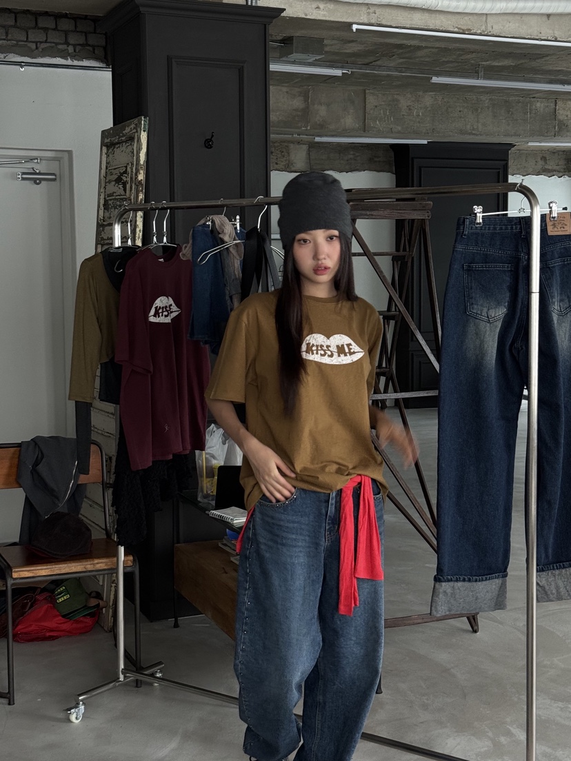 SUNDER MARKET韓國直郵㊣女裝新款推薦熱賣職業時尚真品T恤SUNDER MARKETT恤