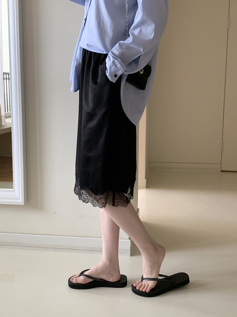 THE ABLE韓國直郵㊣女裝新款熱賣人氣真品半身裙中短裙蕾絲THE ABLE/TA半身裙/中短裙