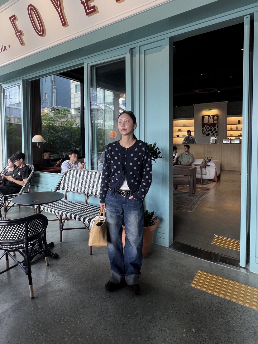SUNDER MARKET東大門㊣直郵女裝新款休閑推薦牛仔褲不含腰帶SUNDER MARKET牛仔褲