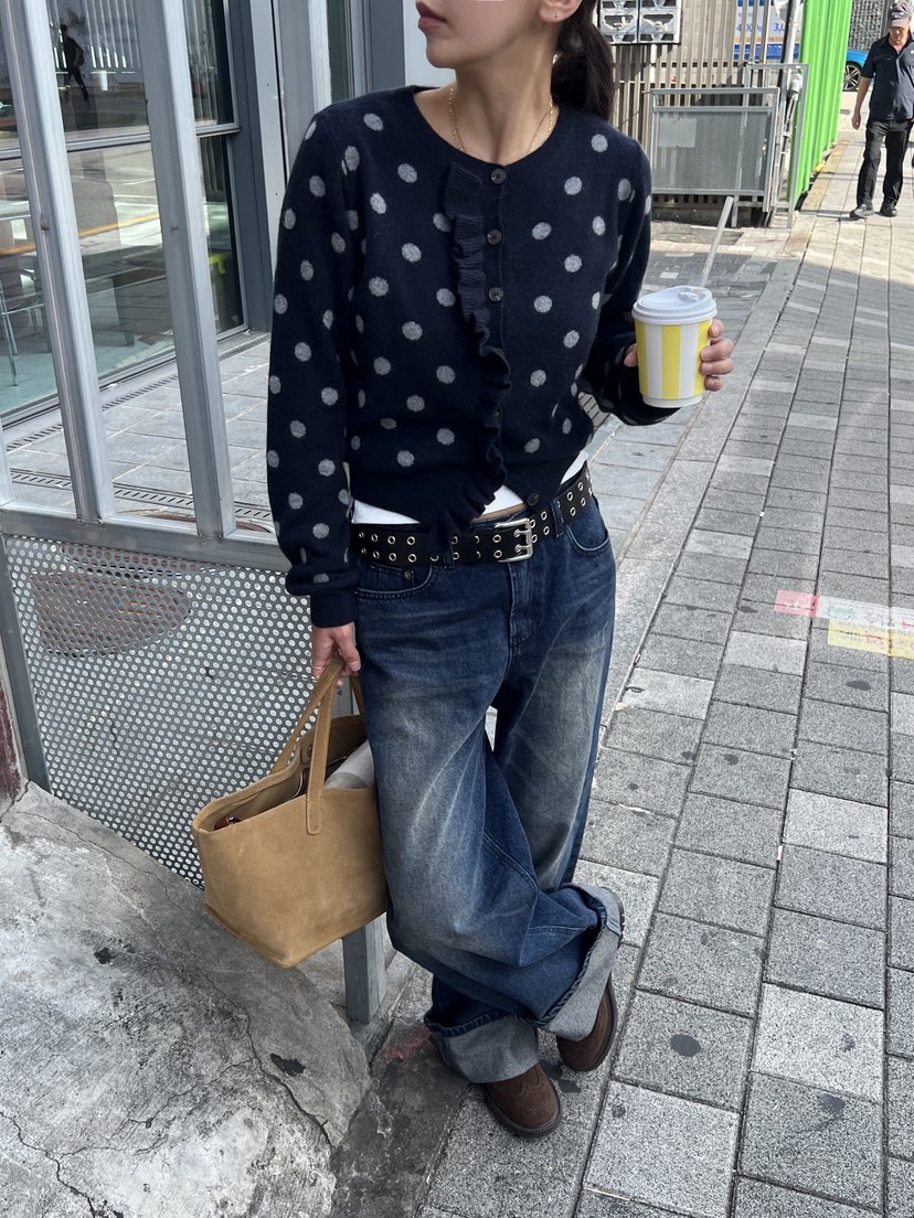 SUNDER MARKET東大門㊣直郵女裝新款休閑推薦牛仔褲不含腰帶SUNDER MARKET牛仔褲