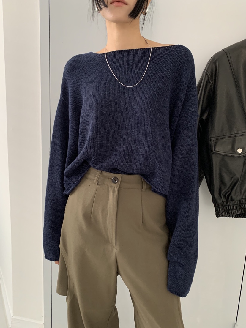 MILUI東大門㊣實拍女裝新品25秋冬職業時尚休閑真品熱賣針織衫MILUI針織衫