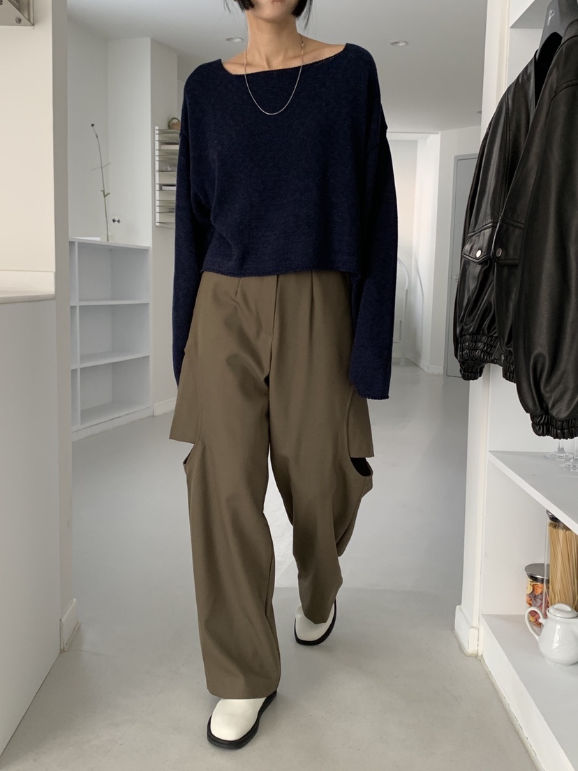 MILUI東大門㊣實拍女裝新品25秋冬職業時尚休閑真品熱賣針織衫MILUI針織衫