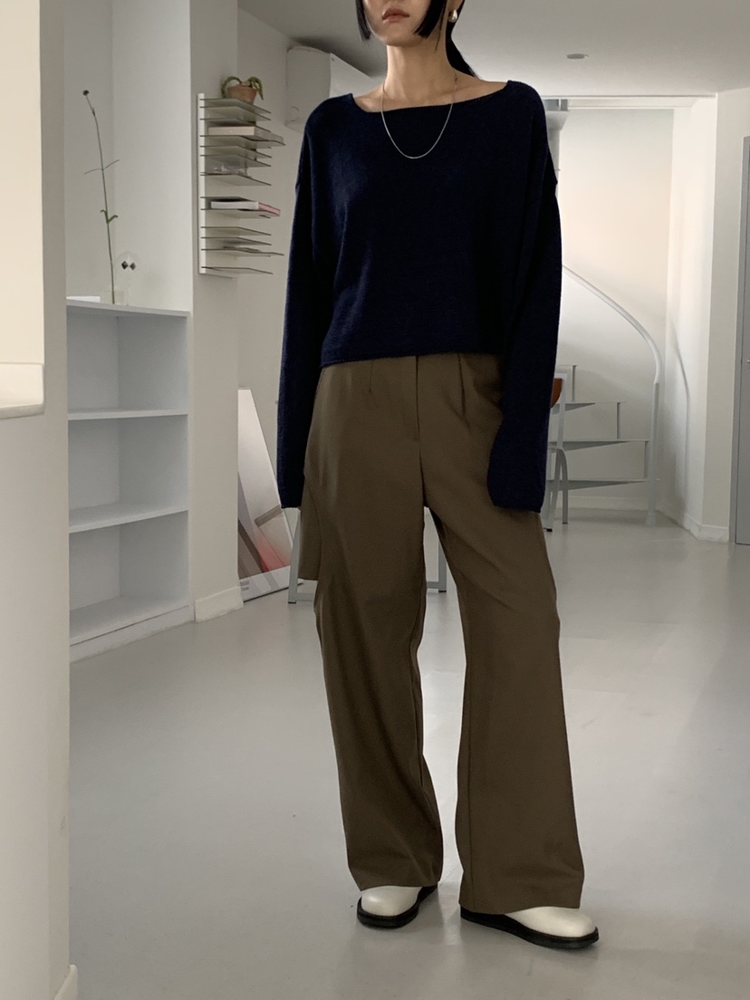 MILUI東大門㊣實拍女裝新品25秋冬職業時尚休閑真品熱賣針織衫MILUI針織衫