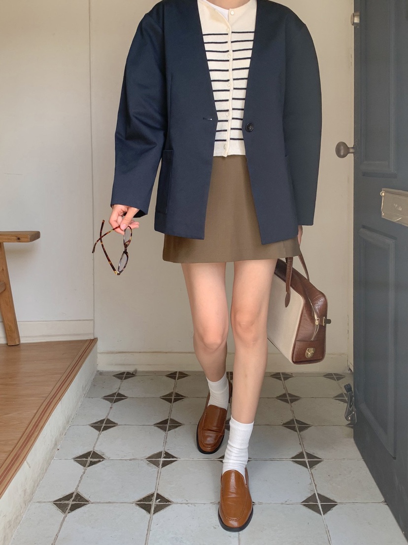 THE ABLE東大門㊣實拍女裝新款熱賣職業真品25秋冬夾克棉質THE ABLE/TA夾克