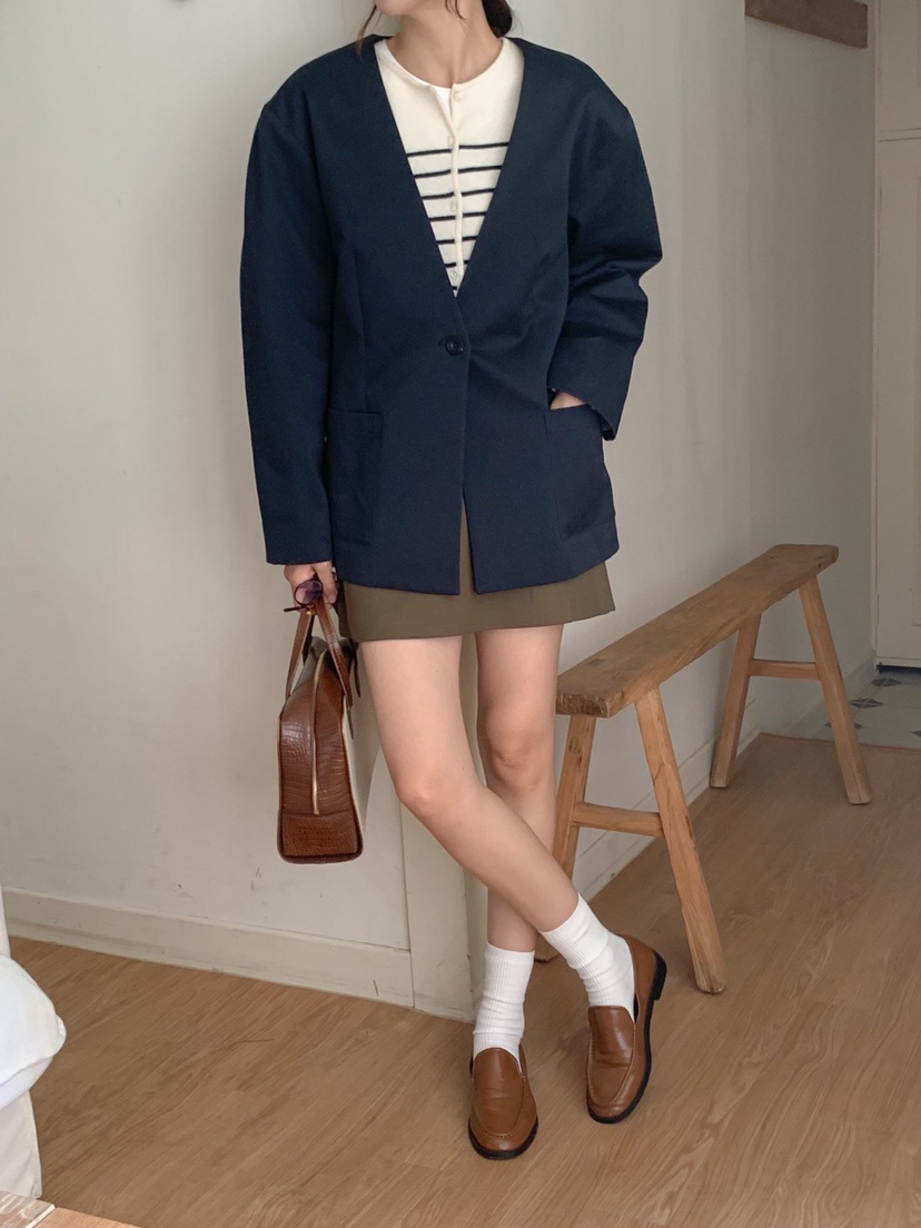 THE ABLE東大門㊣實拍女裝新款熱賣職業真品25秋冬夾克棉質THE ABLE/TA夾克