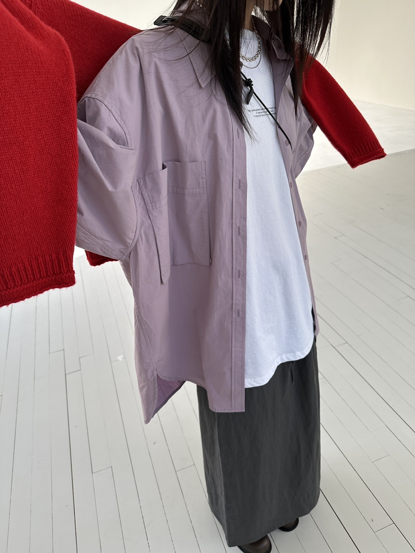FAVE/FAVOURITE東大門㊣實拍女士新款推薦人氣襯衫蕾絲衫口袋FAVOURITE襯衫/蕾絲衫