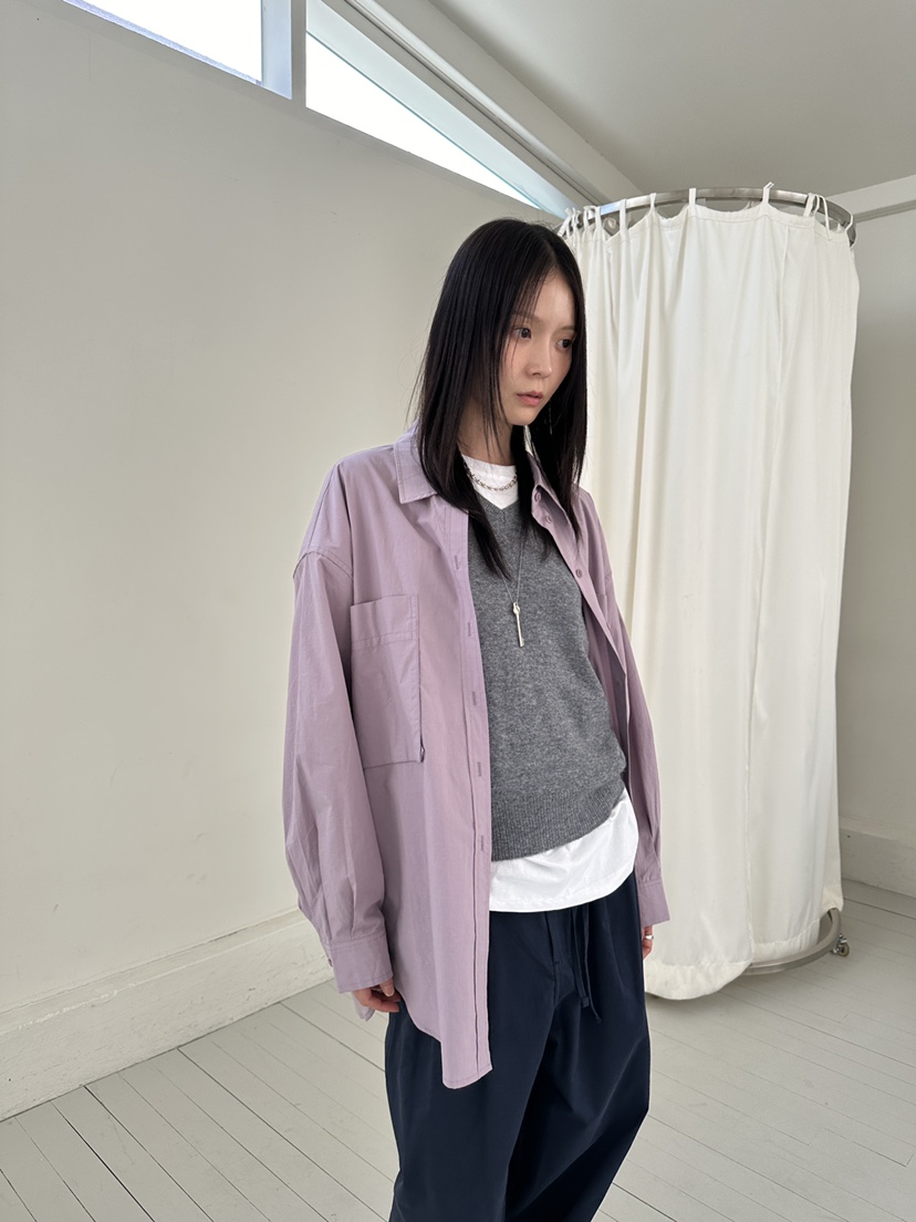 FAVE/FAVOURITE東大門㊣實拍女士新款推薦人氣襯衫蕾絲衫口袋FAVOURITE襯衫/蕾絲衫