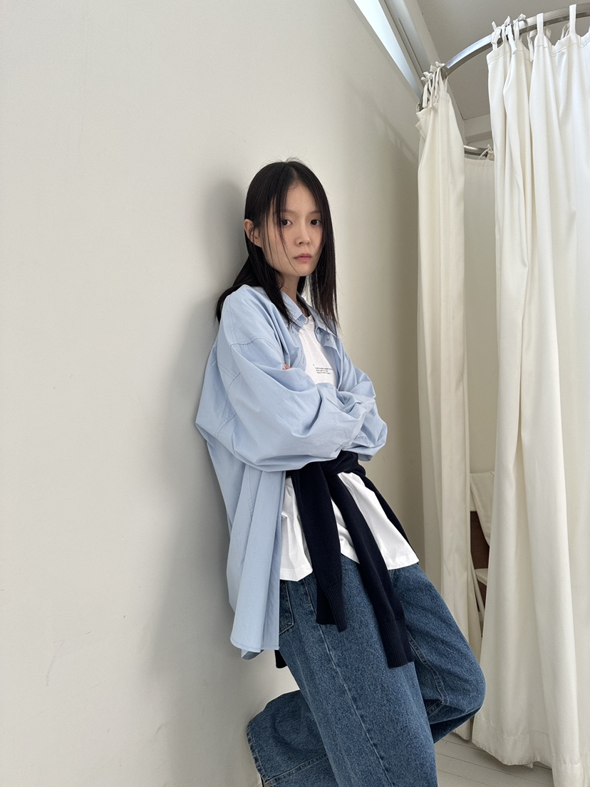 FAVE/FAVOURITE東大門㊣實拍女士新款推薦人氣襯衫蕾絲衫口袋FAVOURITE襯衫/蕾絲衫