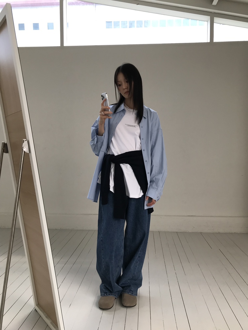 FAVE/FAVOURITE東大門㊣實拍女士新款推薦人氣襯衫蕾絲衫口袋FAVOURITE襯衫/蕾絲衫