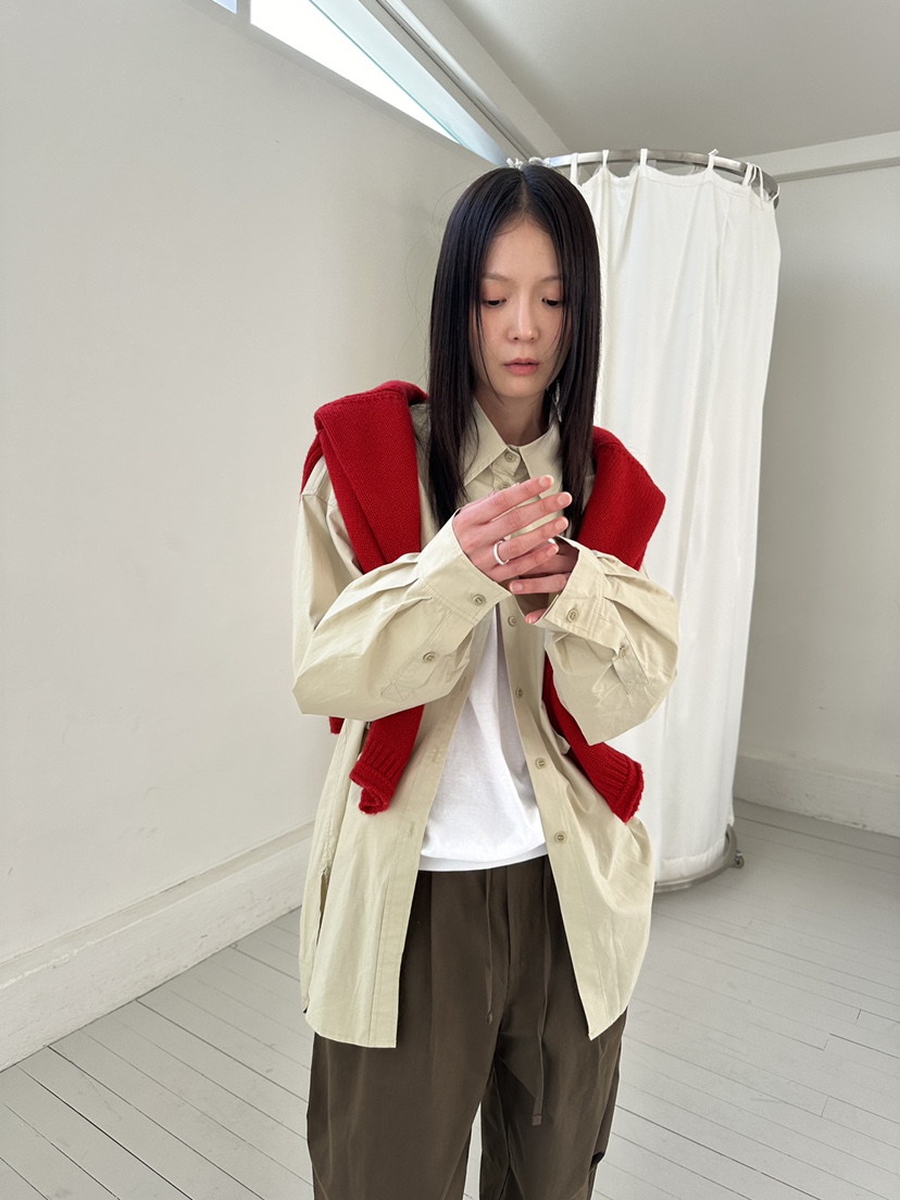 FAVE/FAVOURITE東大門㊣實拍女士新款推薦人氣襯衫蕾絲衫口袋FAVOURITE襯衫/蕾絲衫