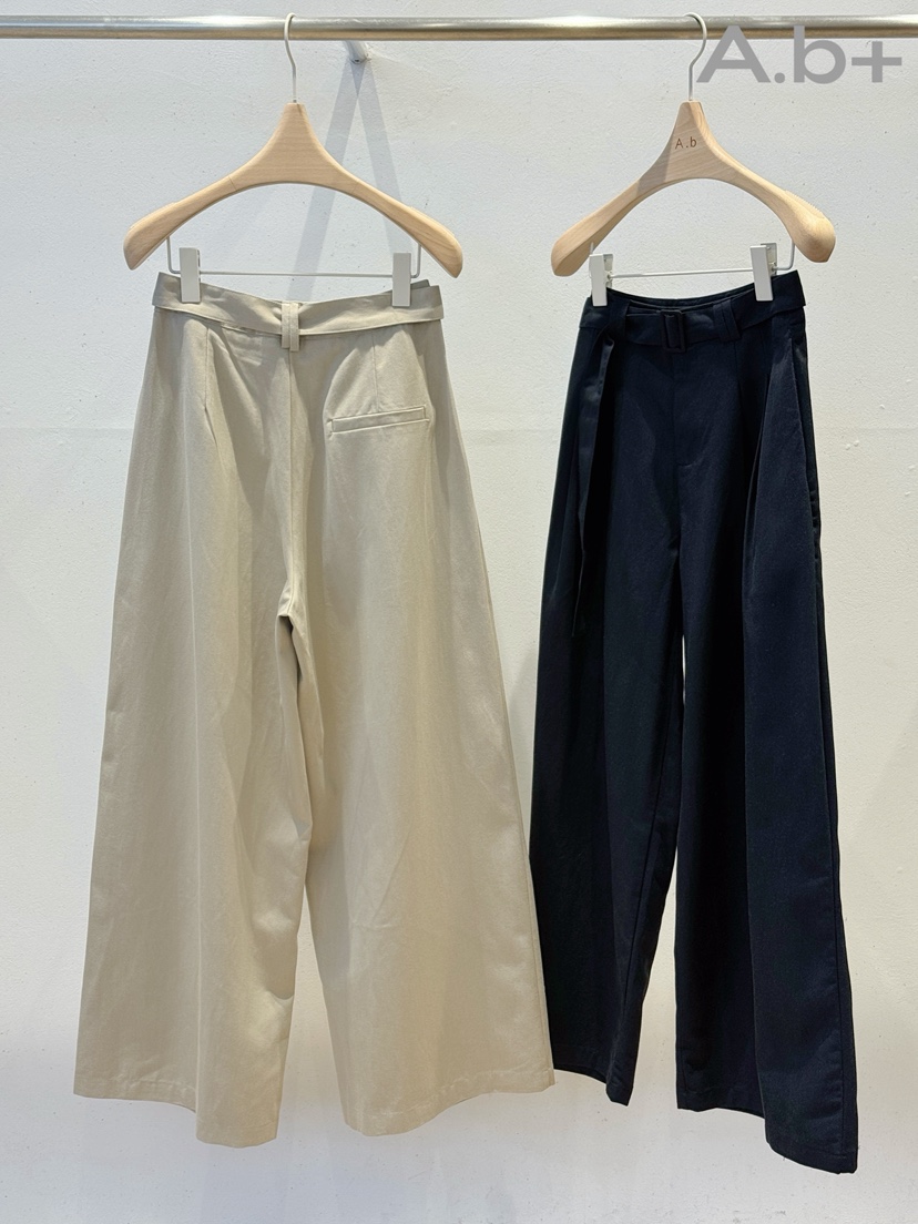 空東大門㊣實拍女士新品人氣職業25秋冬真品熱賣休閑褲含腰帶A.b/AUTUMN BEIGE休閑褲