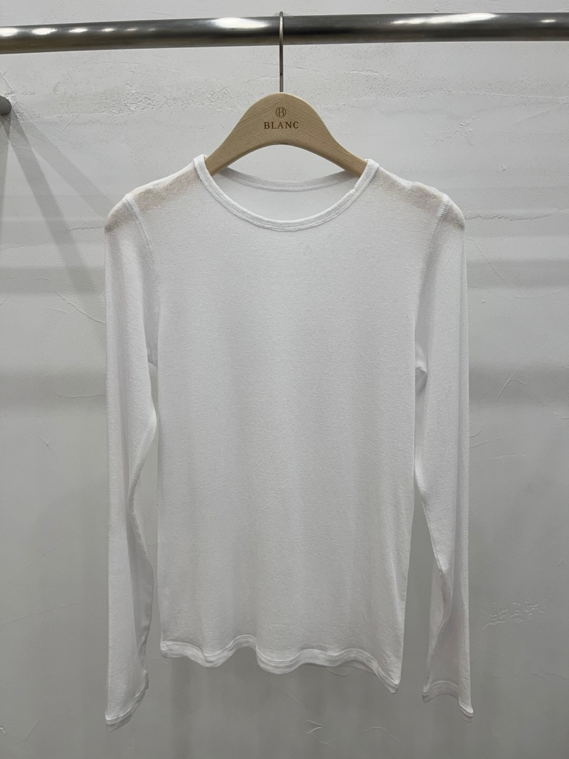 BLANC-A東大門㊣直郵女裝新品職業休閑推薦真品熱賣長袖T恤BLANC-A長袖T恤圖色1