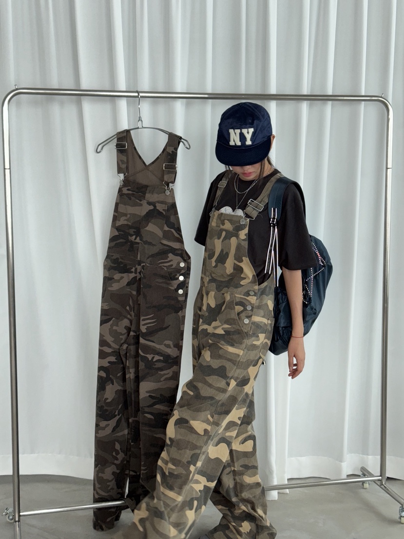 SUNDER MARKET東大門㊣直郵女士新品時尚25秋冬熱賣背帶褲SUNDER MARKET背帶褲
